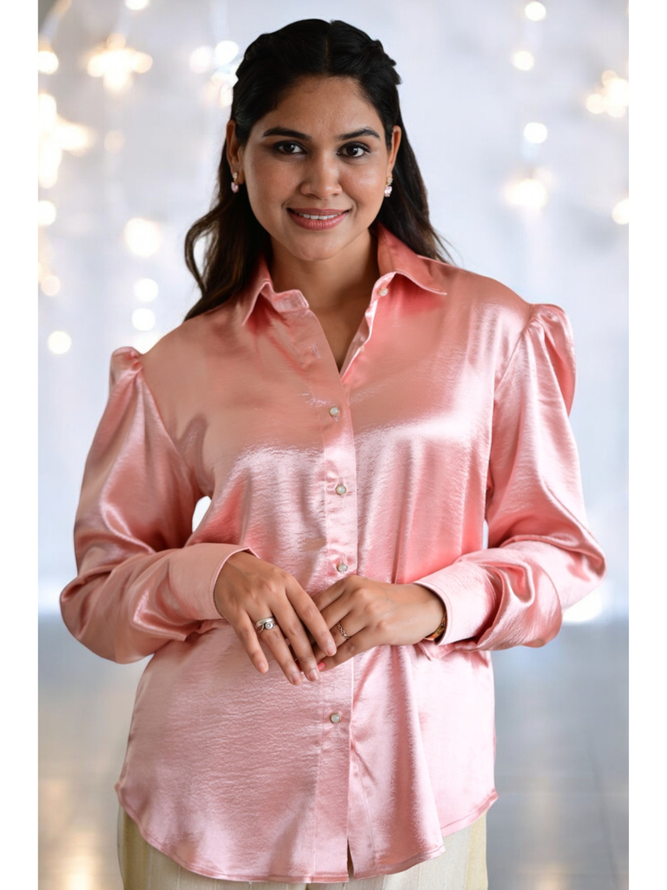 Satin party wear shirts online