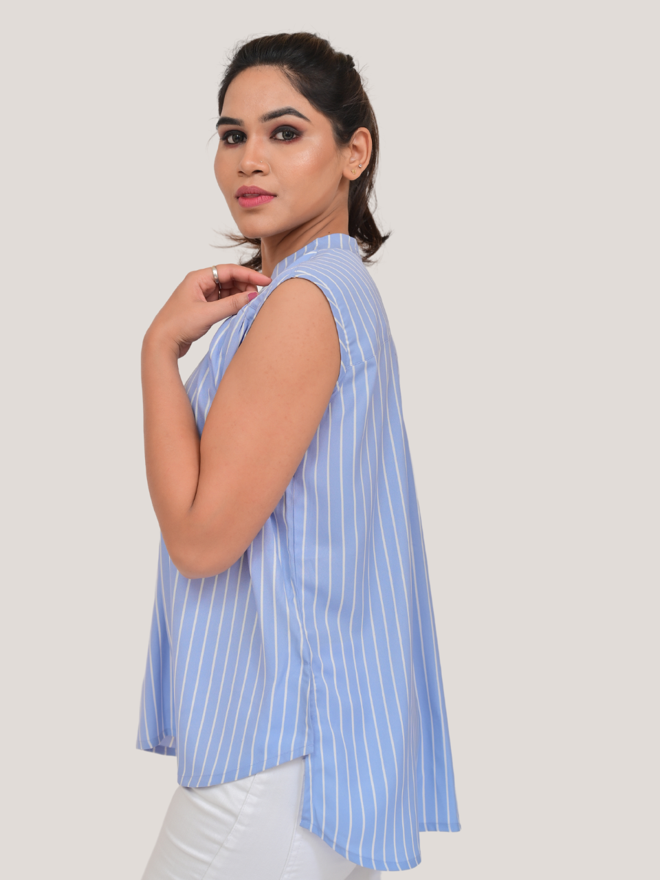 ladies tops, tops for women, women tops, ladies t shirts and tops, womens tops, blue tops women, crop tops for women, down shoulder top, women crop top, women in white tops, crop top online, crop top, short tops, crepe cotton top,  party wear tops on jeans