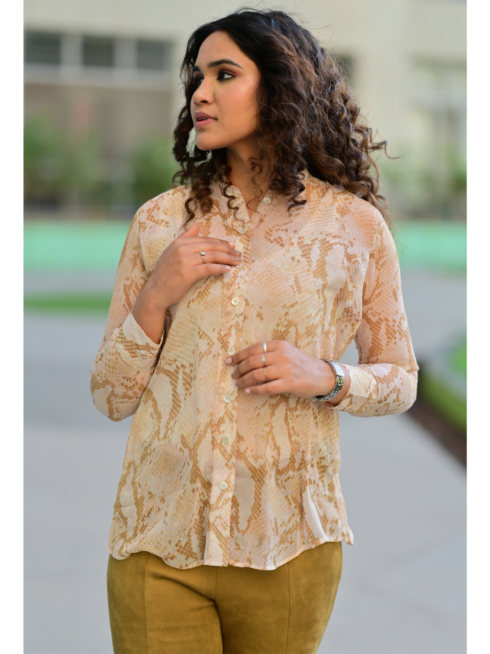 Georgette Sheer Shirt